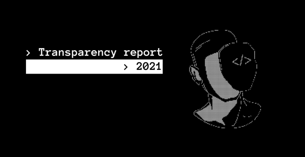 Transparency report for 2021